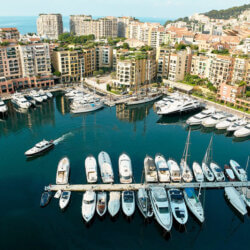 Monako - port de fontvieille