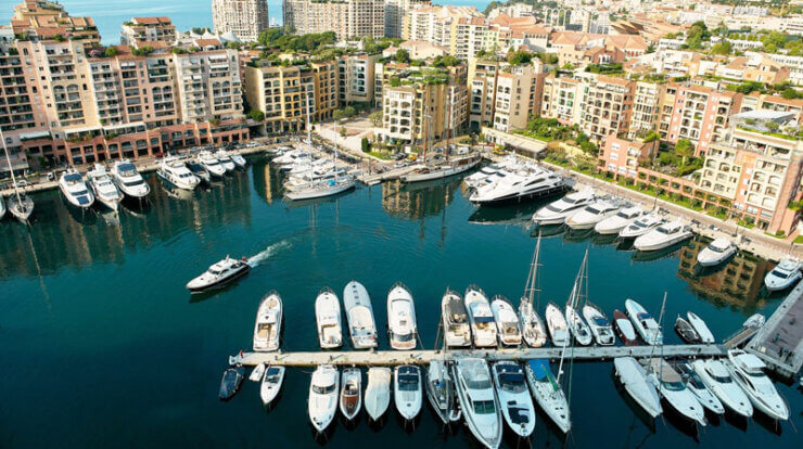 Monako - port de fontvieille