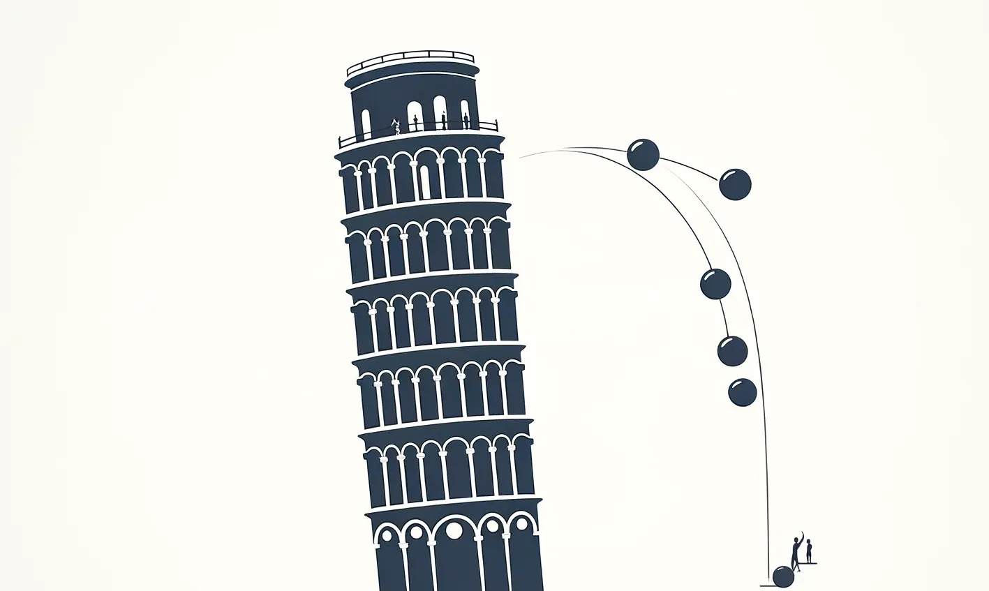 Galileův experiment u nakloněné věže v Pise